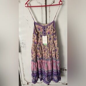 Spell Portobello rd. strappy mini. Size L NWT